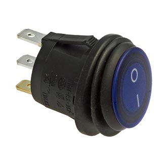 SB040-12V BLUE IP65 ON-OFF Ф20.2MM - RUICHI