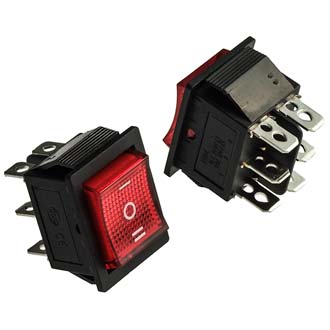 KCD4-203N-C6-R/6P ON-OFF-ON - RUICHI