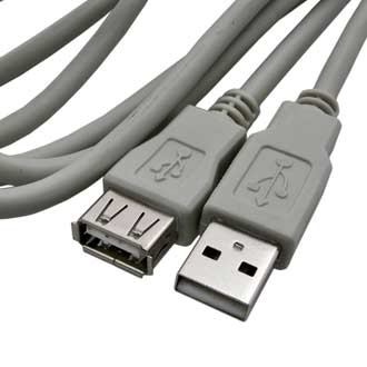 USB-A F  USB-A M 1.8M  (SZC) - SZC