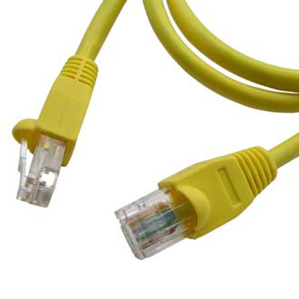 Патчкорд RJ45 1м желтый - RUICHI