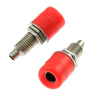 Z011 4MM PANEL JACK RED - RUICHI