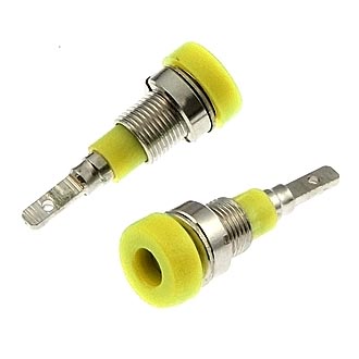Z007 2MM PANEL JACK YELLOW - RUICHI