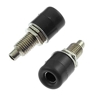 Z011 4MM PANEL JACK BLACK - RUICHI