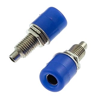 Z011 4MM PANEL JACK BLUE - RUICHI