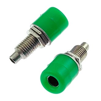 Z011 4MM PANEL JACK GREEN - RUICHI