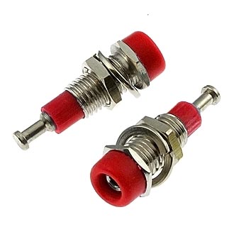 Z008 2MM PANEL JACK RED - RUICHI