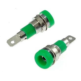 Z009 4MM PANEL JACK GREEN - RUICHI