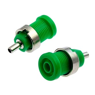 Z014 4MM PANEL JACK GREEN - RUICHI