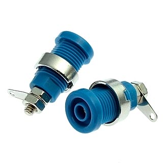 Z016 4MM PANEL JACK BLUE - RUICHI