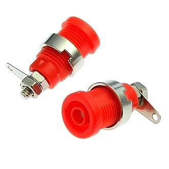 Z016 4MM PANEL JACK RED - RUICHI