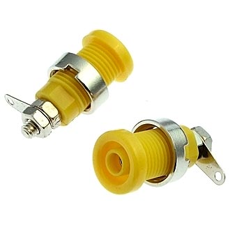 Z016 4MM PANEL JACK YELLOW - RUICHI