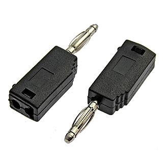 Z027 2MM STACKABLE PLUG BLACK - RUICHI