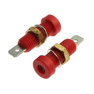 Z032 4MM SOCKET RED - RUICHI