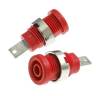 Z013 4MM PANEL JACK RED - RUICHI