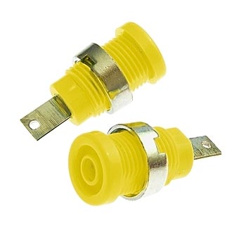 Z013 4MM PANEL JACK YELLOW - RUICHI