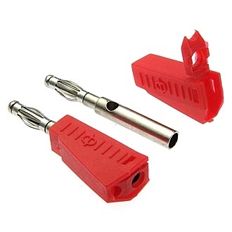 Z040 4MM STACKABLE PLUG RED - RUICHI