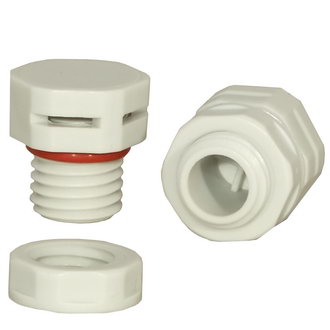 M12X1.5 PA66 WHITE - RUICHI