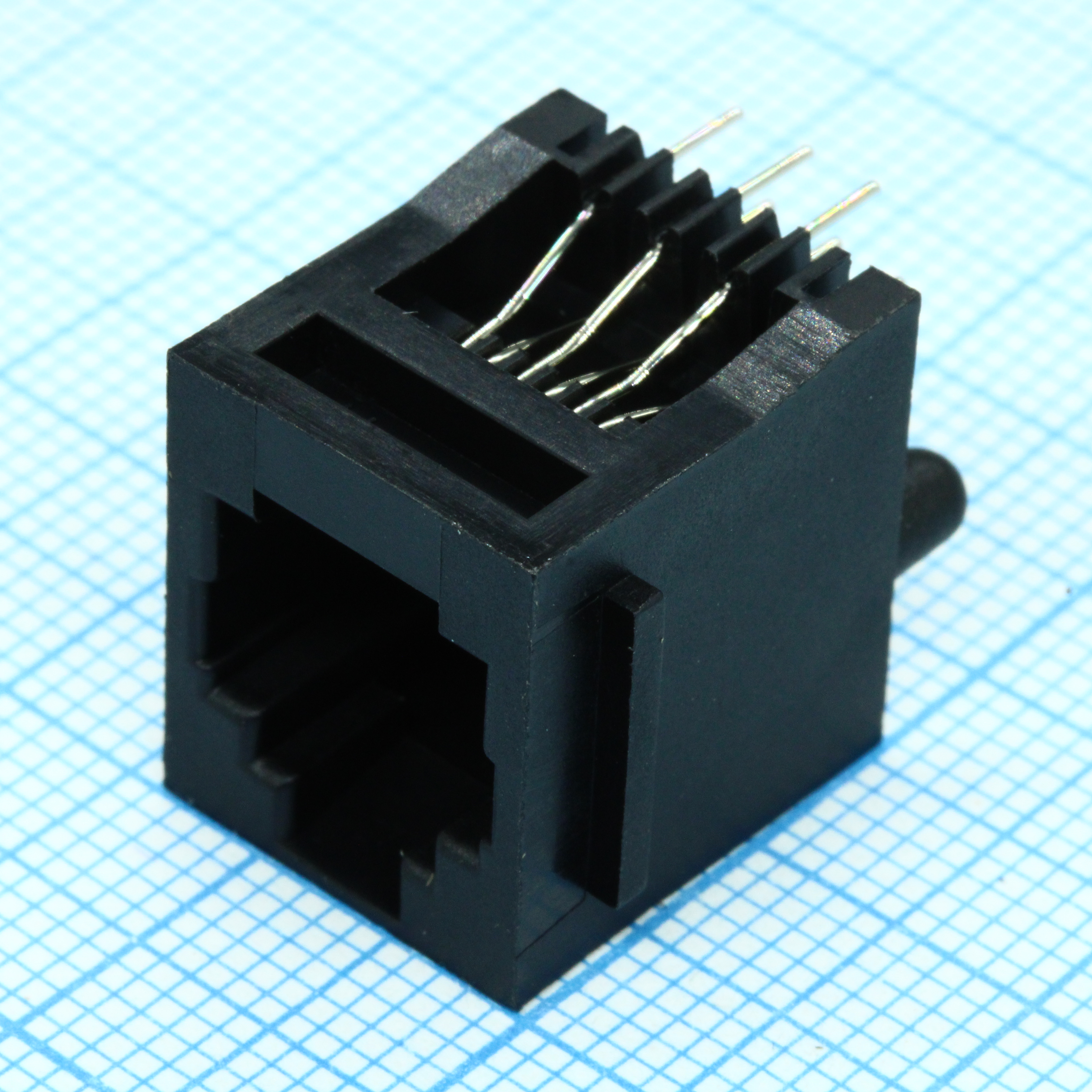 TJ6P6C розетка в плату 52-03 (5222-6P) - CZT