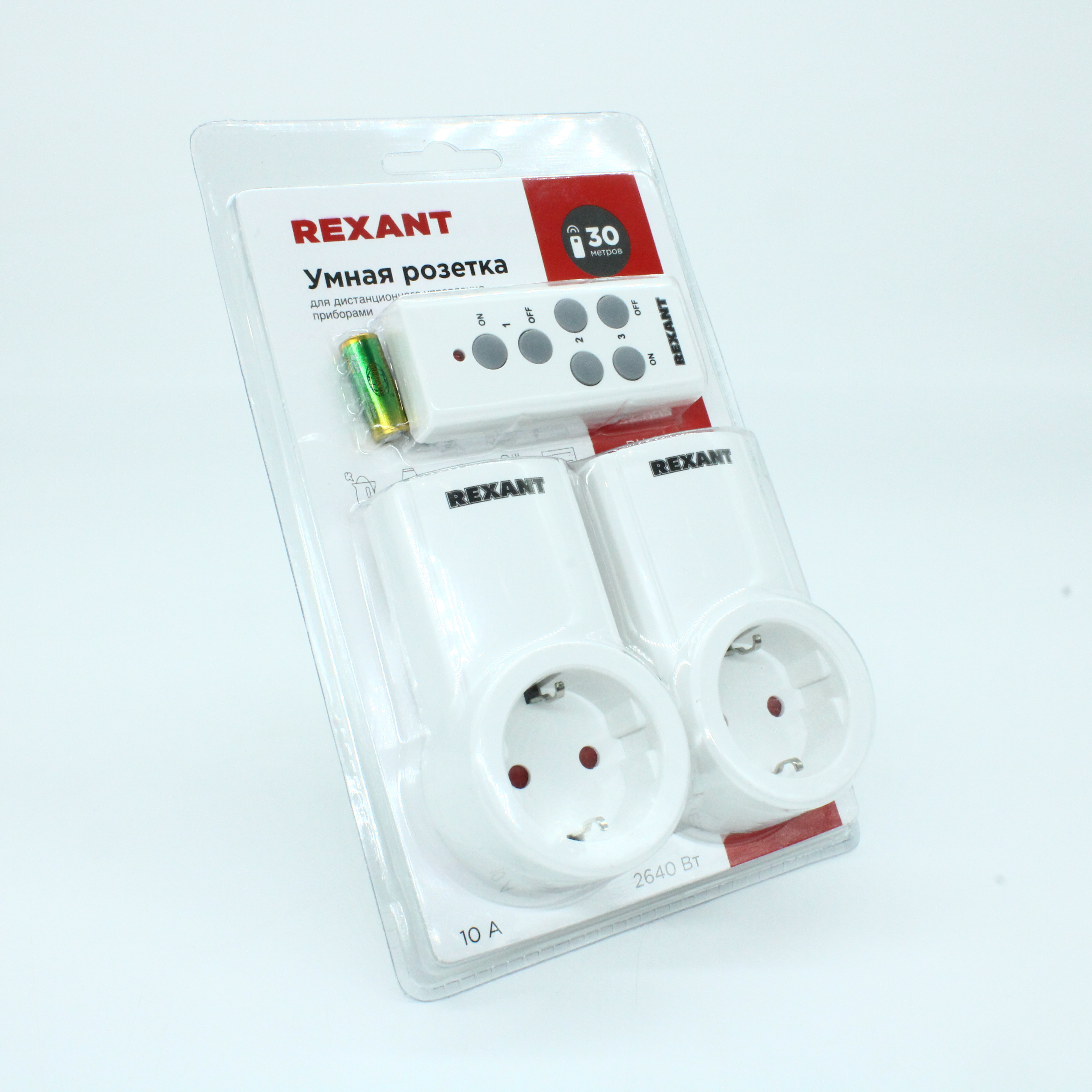 Радиоуправляемая розетка c ПДУ RX-002 - Rexant