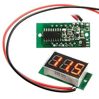 3-DIGIT MODULE RED LED (4.5-30V) - RUICHI