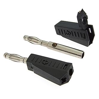 Z040 4MM STACKABLE PLUG BLACK - RUICHI
