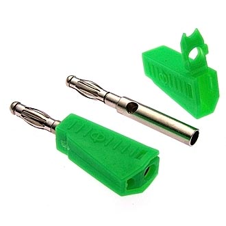 Z040 4MM STACKABLE PLUG GREEN - RUICHI
