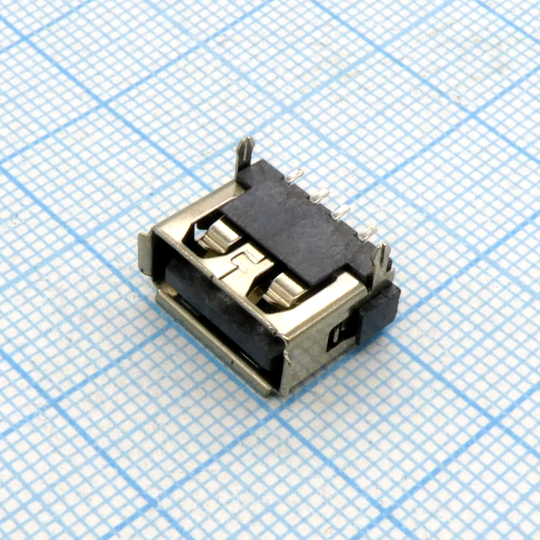 USB 4AFR SMD розетка на плату - .