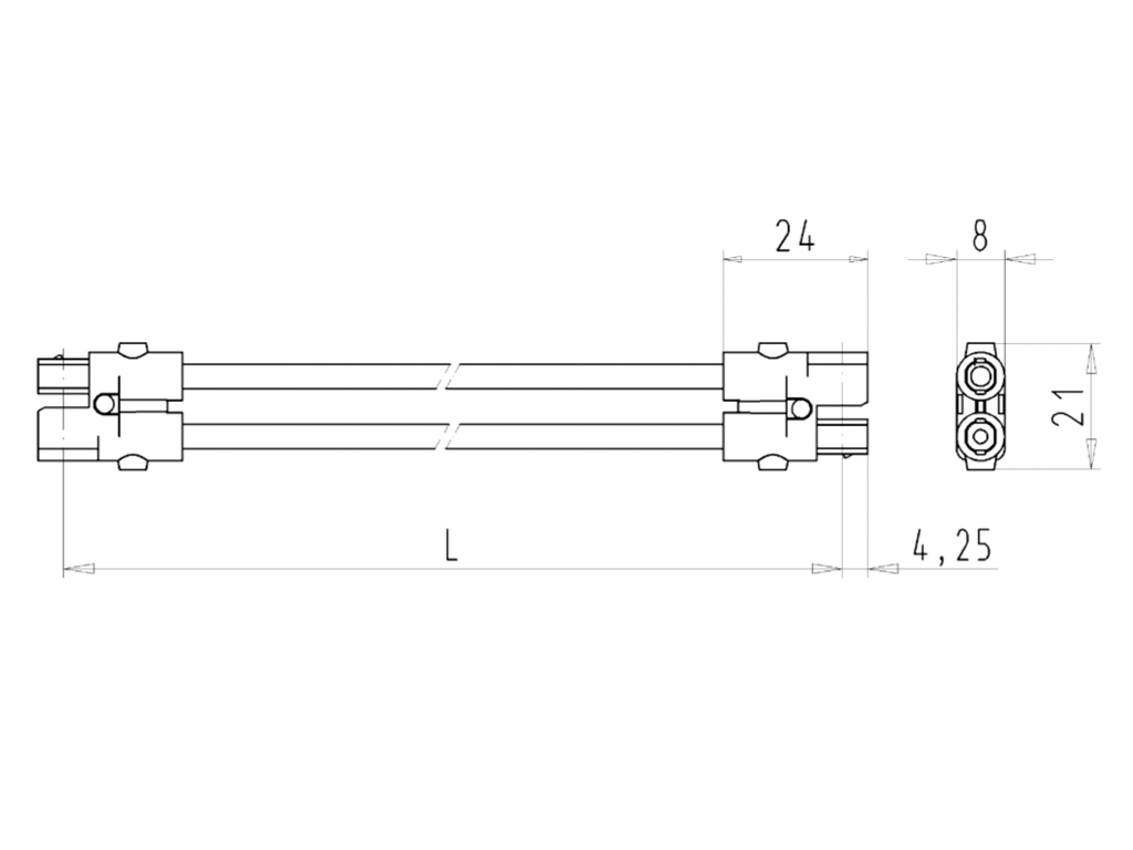 Соединитель ST16/2BS K1 BS25 12 WS - Wieland Electric