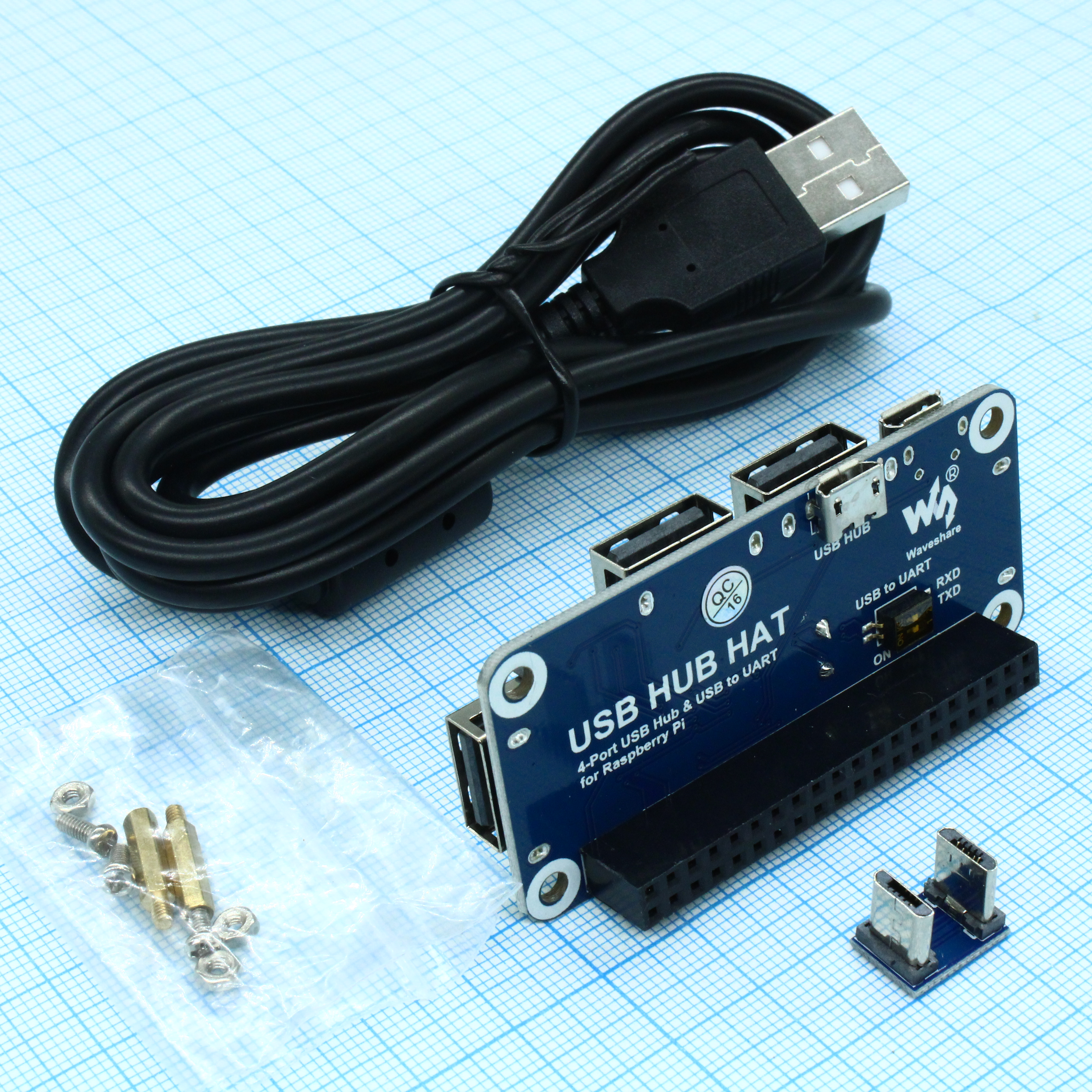 USB HUB HAT - Waveshare
