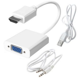 HDMI (M)-VGA (F)+AUX  POWER - RUICHI