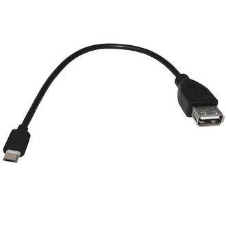 USB2.0 A(F)-MICRO USB B(M) B 0.2M - RUICHI