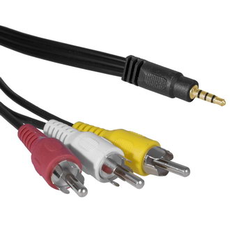 STEREO 3,5 MM - 3 RCA B 3M - RUICHI