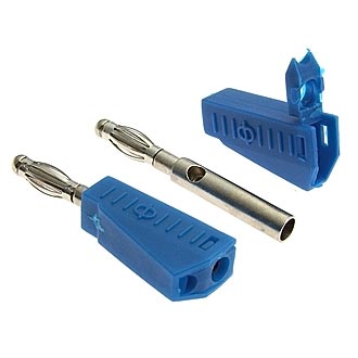 Z040 4MM STACKABLE PLUG BLUE - RUICHI