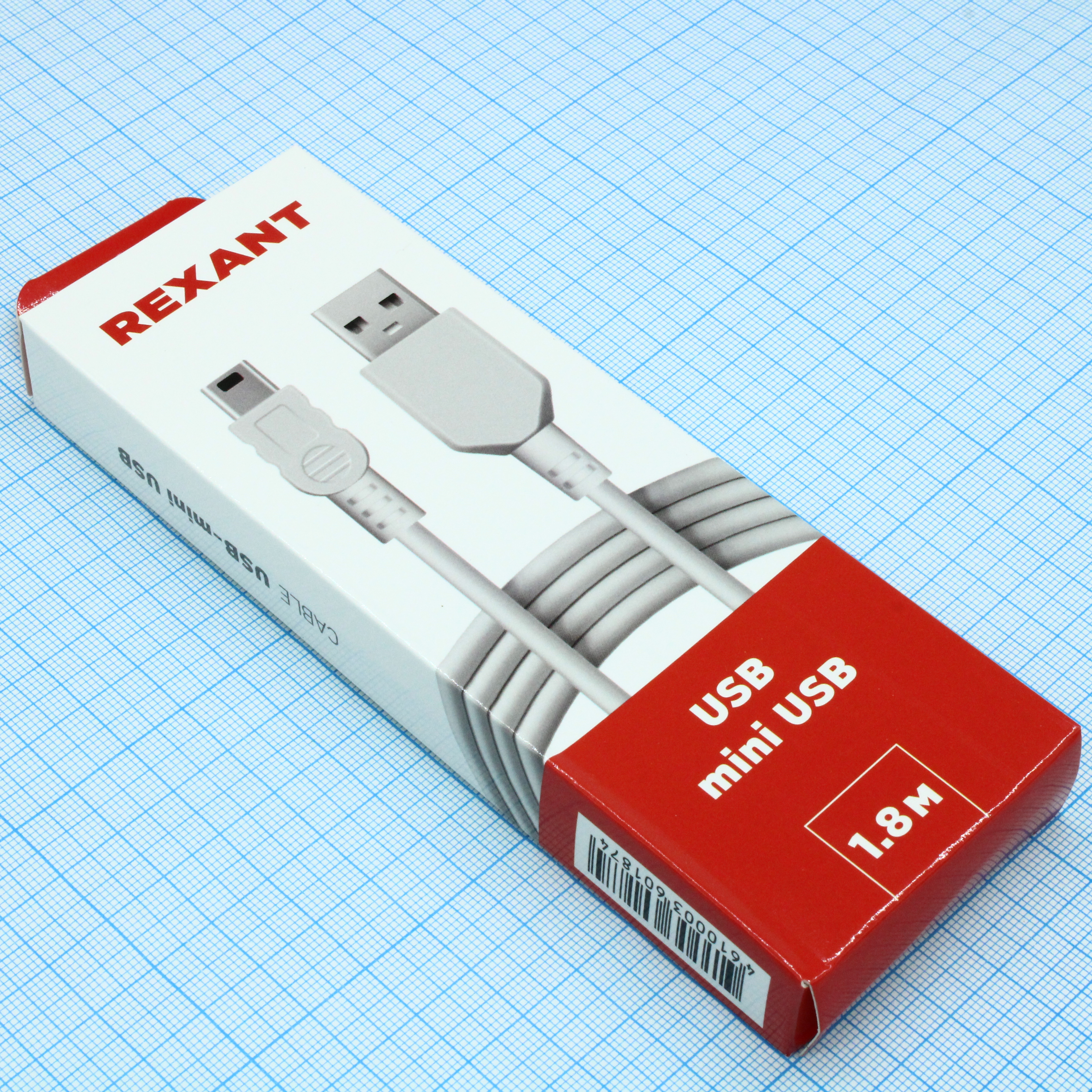 Шнур USB-mini USB - Rexant