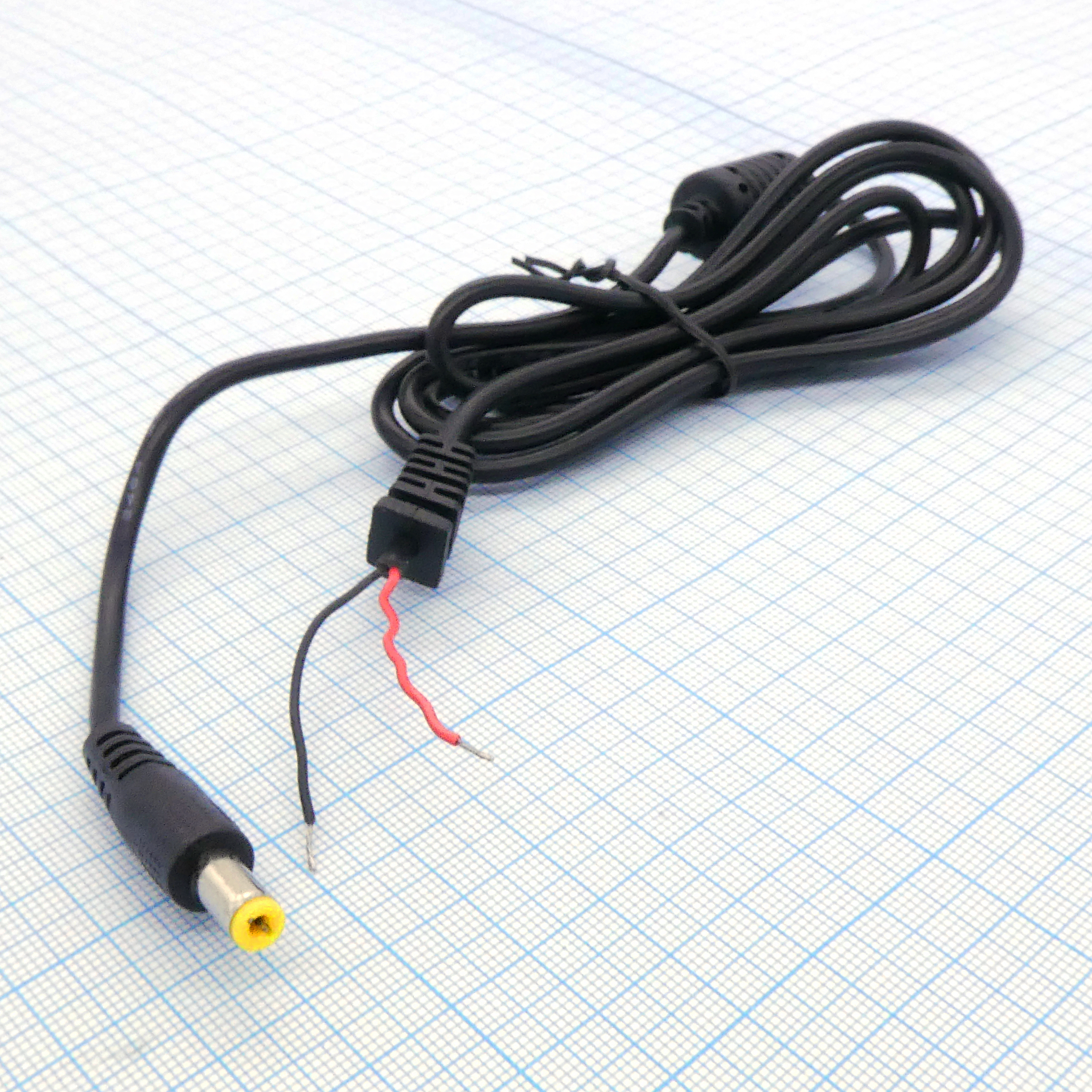 шт. 5.5*2.1  AWG24 провод 1.5м ферр.филь - .