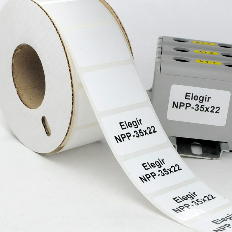 Маркировка прямоугольная NPP-35х22 W - Элегир Маркинг