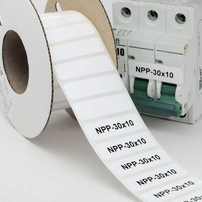 Маркировка прямоугольная NPP-30х10 W - Элегир Маркинг