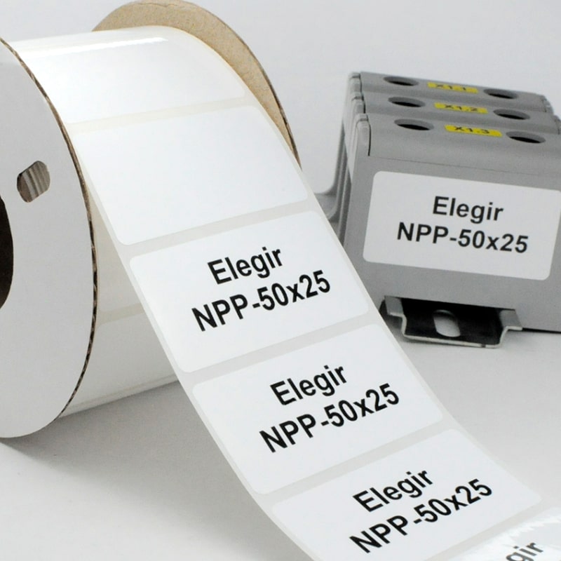 Маркировка прямоугольная NPP-50х25 W - Элегир Маркинг