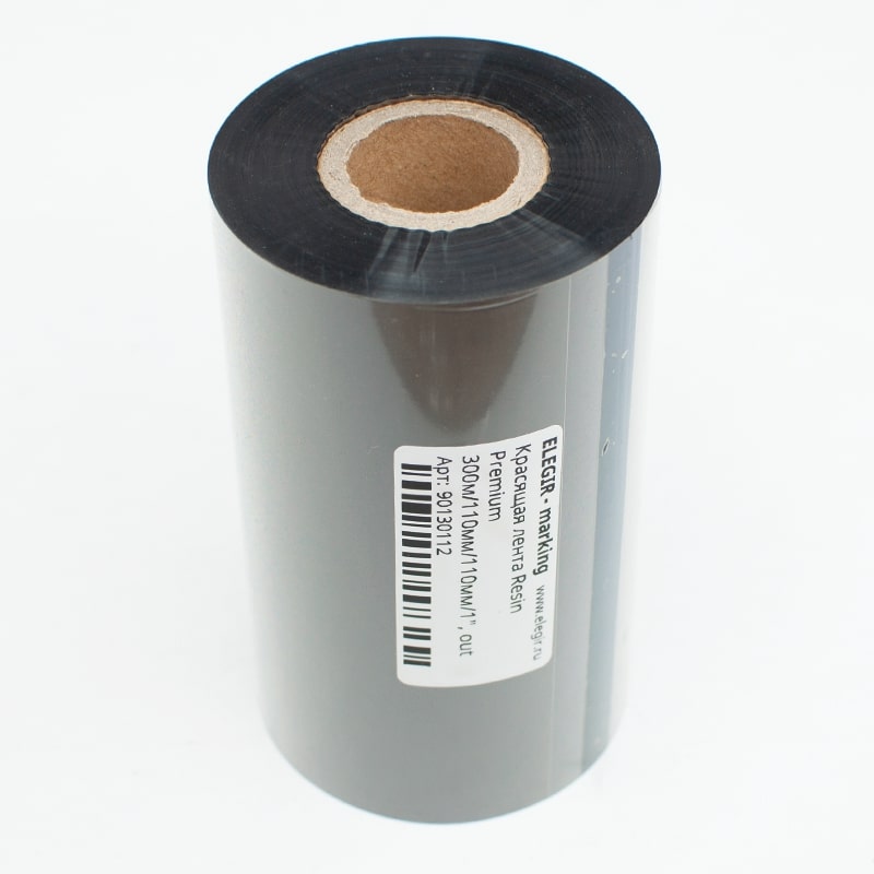 Риббон Resin Premium 300м/110мм/110мм/1" - Элегир Маркинг
