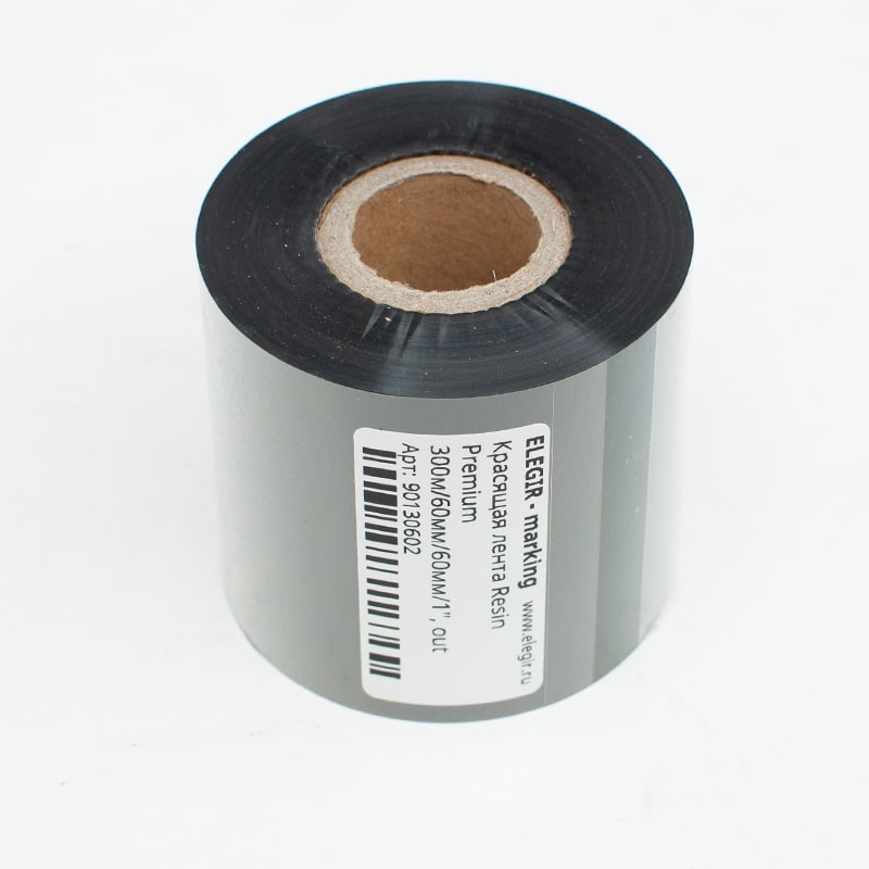 Риббон Resin Premium 300м/60мм/60мм/1" - Элегир Маркинг