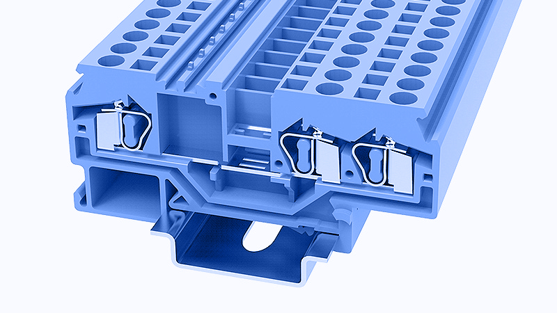 Проходная клемма WS4-TW-01P-12 - Degson