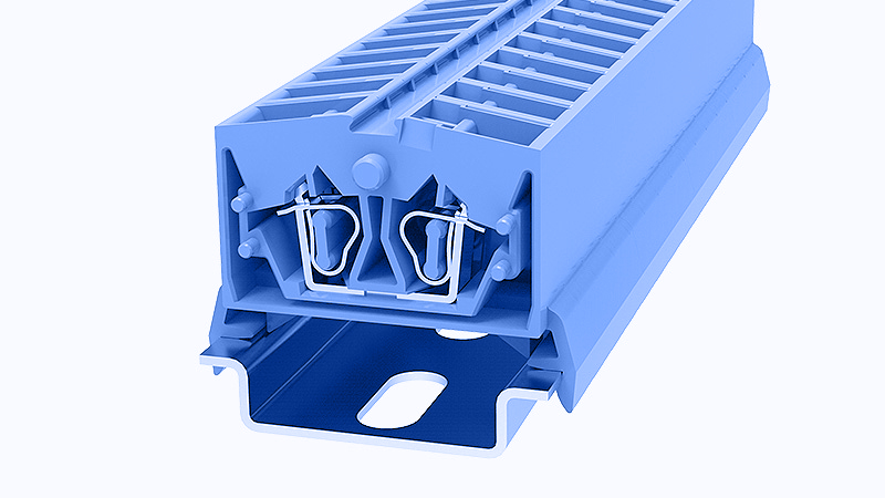 Проходная клемма WS2.5T-DIN35-01P-12 - Degson