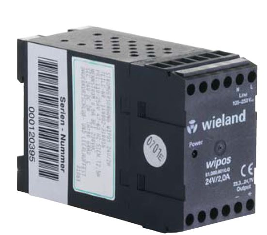 Блок питания WIPOS 24VDC/2,5A 1PH H - Wieland Electric