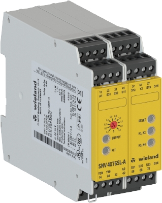 Реле безопасности SNV4076SL-A 30S DC 24V - Wieland Electric