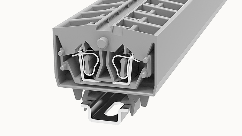 Проходная клемма WS2.5T-DIN15-01P-11 - Degson