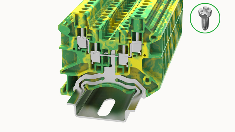 Купить Заземляющая клемма DC2.5-QU-PE-01P-1C Degson оптом в Москве