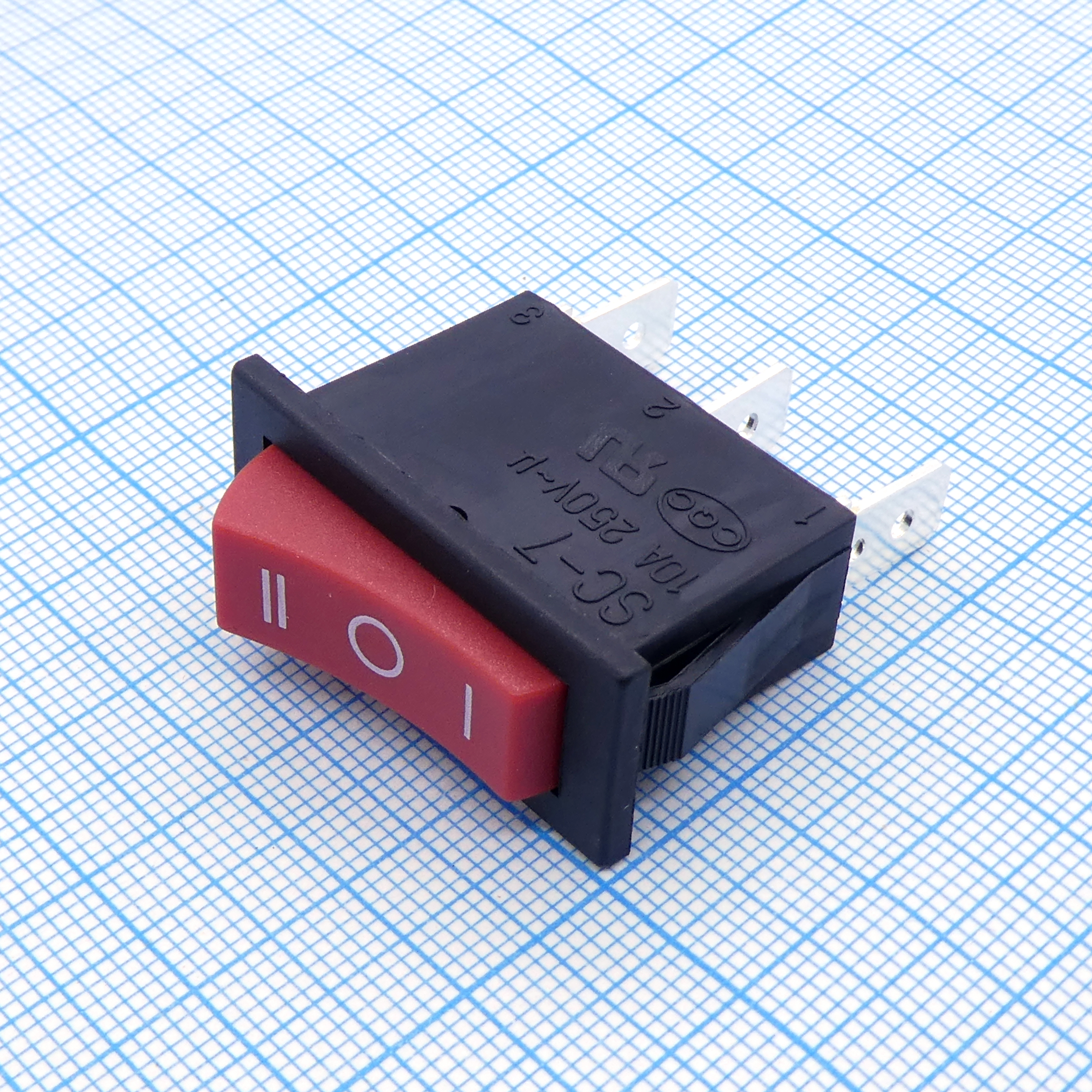 DS SC-7 ON-OFF-ON красн - .
