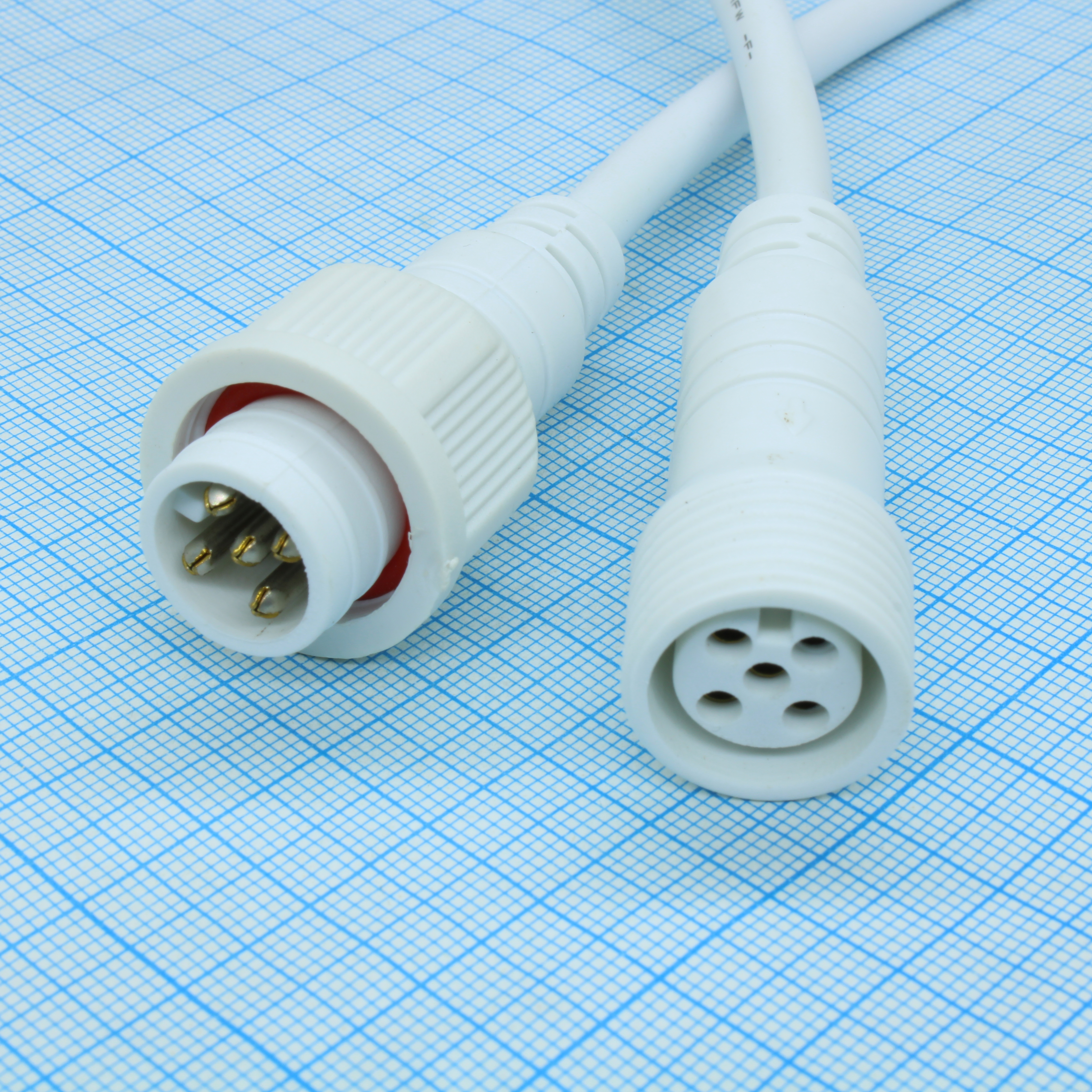5PIN WP L=40 D=21.5MM 5*0.2MM2 - RUICHI