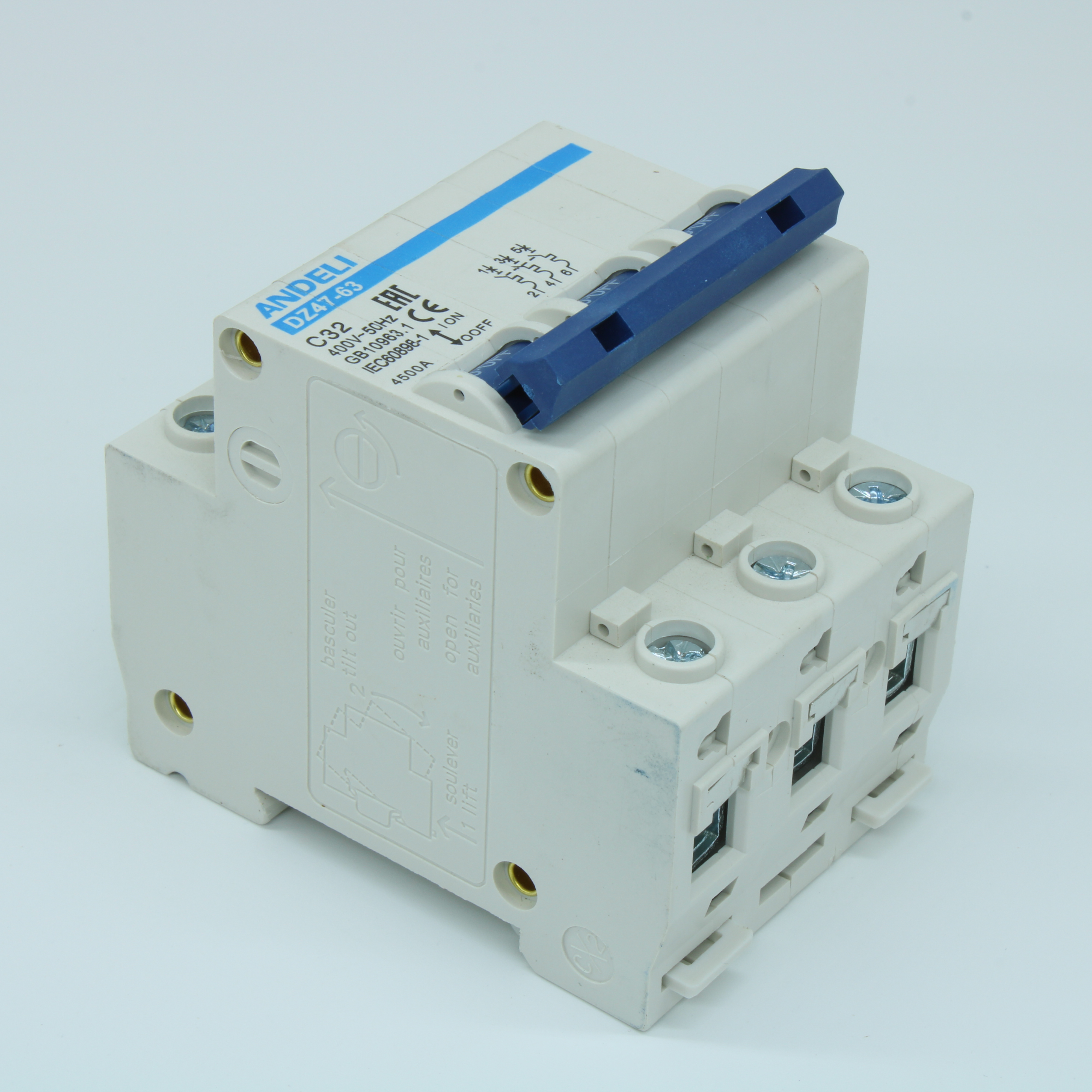DZ47-63/3P 32A 4.5KA Х-КА C - Andeli