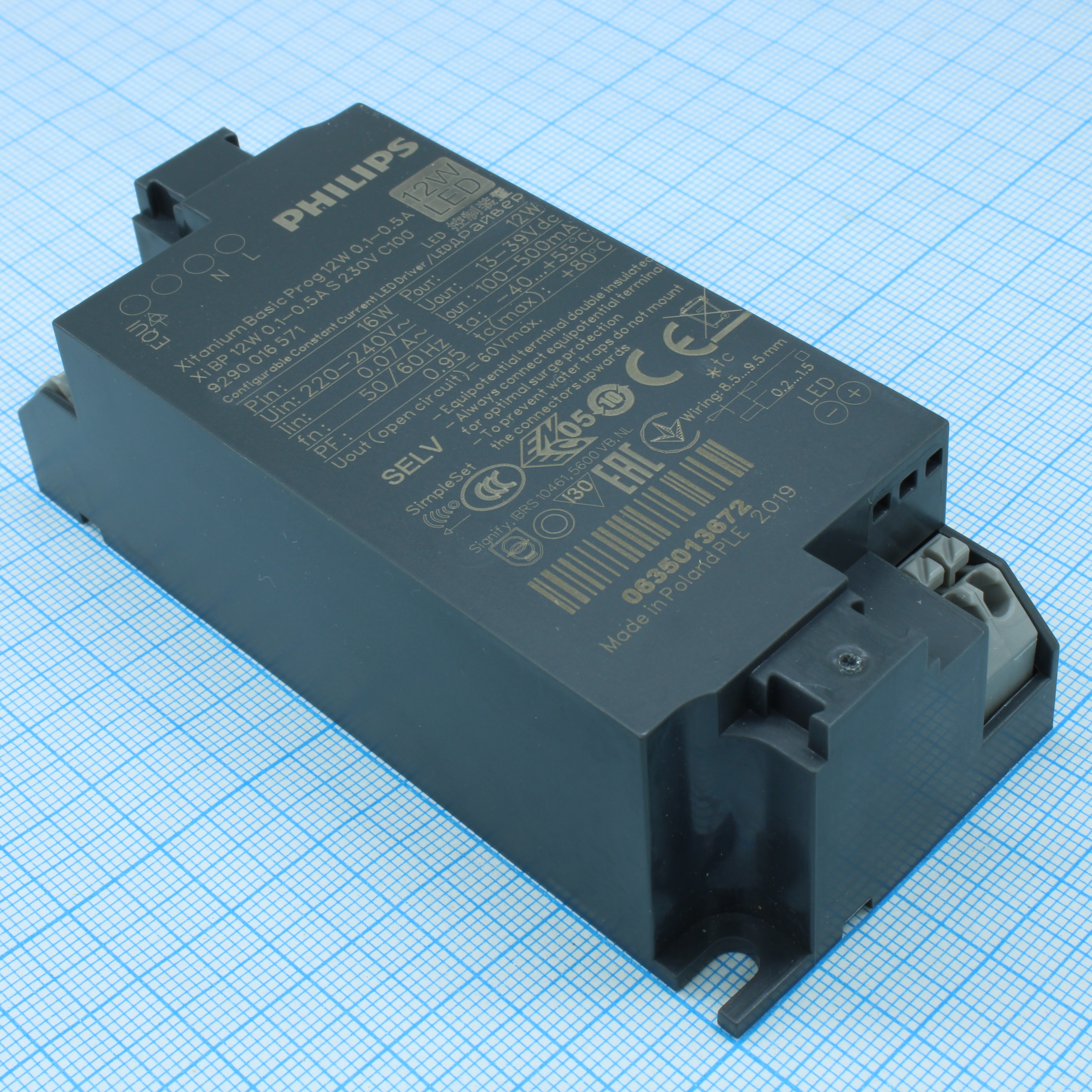 XI BP 12W 0.1-0.5A S 230V C100 - Philips Electronics